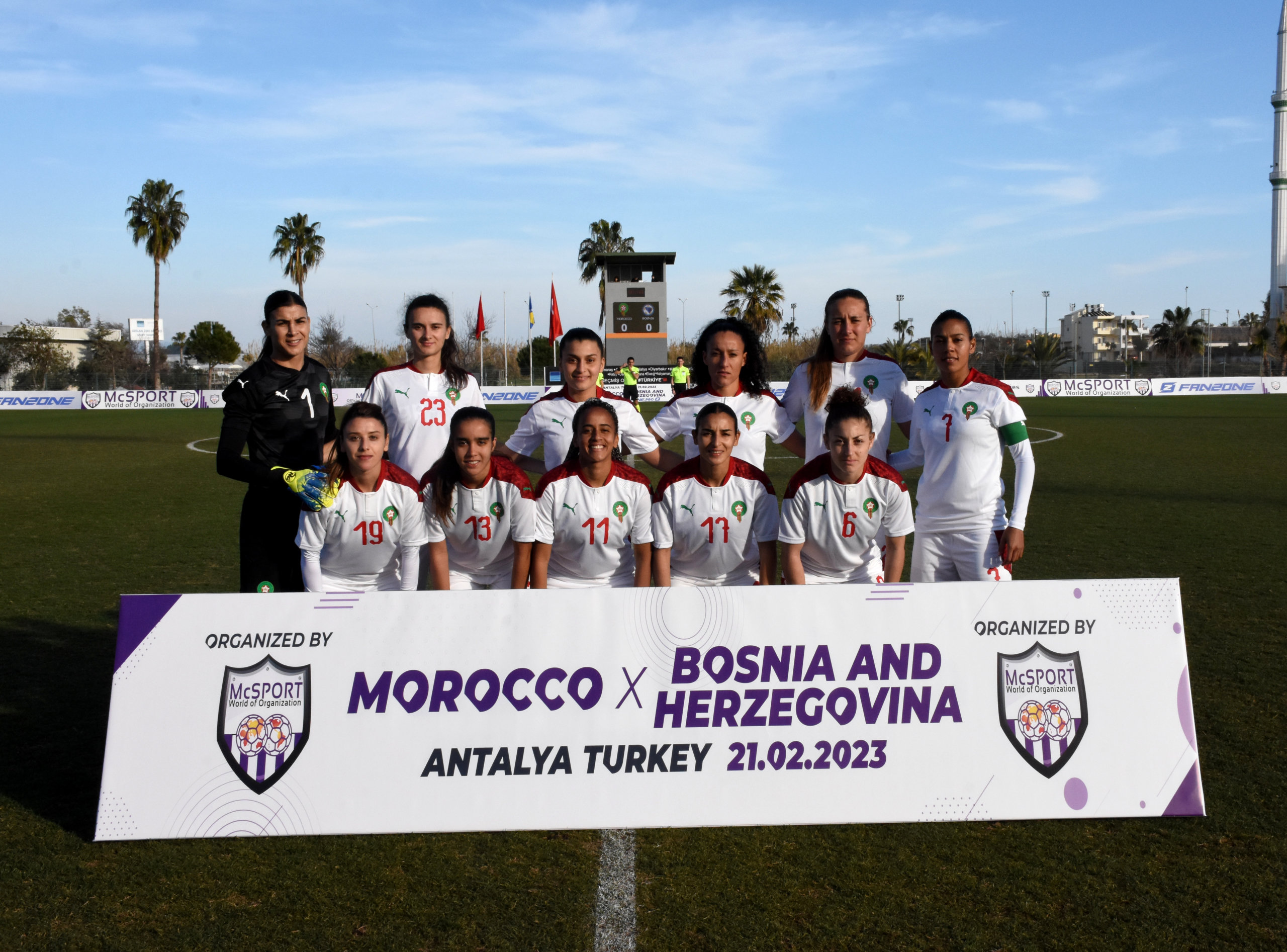 Mondial féminin de la FIFA  (préparation) : Maroc-Bosnie-Herzégovine (2-0)