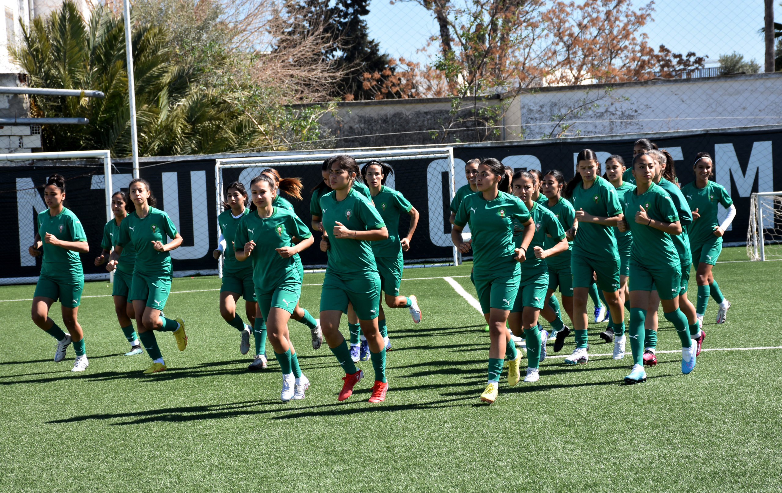 المنتخب الوطني لكرة القدم النسوية لاقل من 20 سنة يستعد لبطولة شمال افريقيا