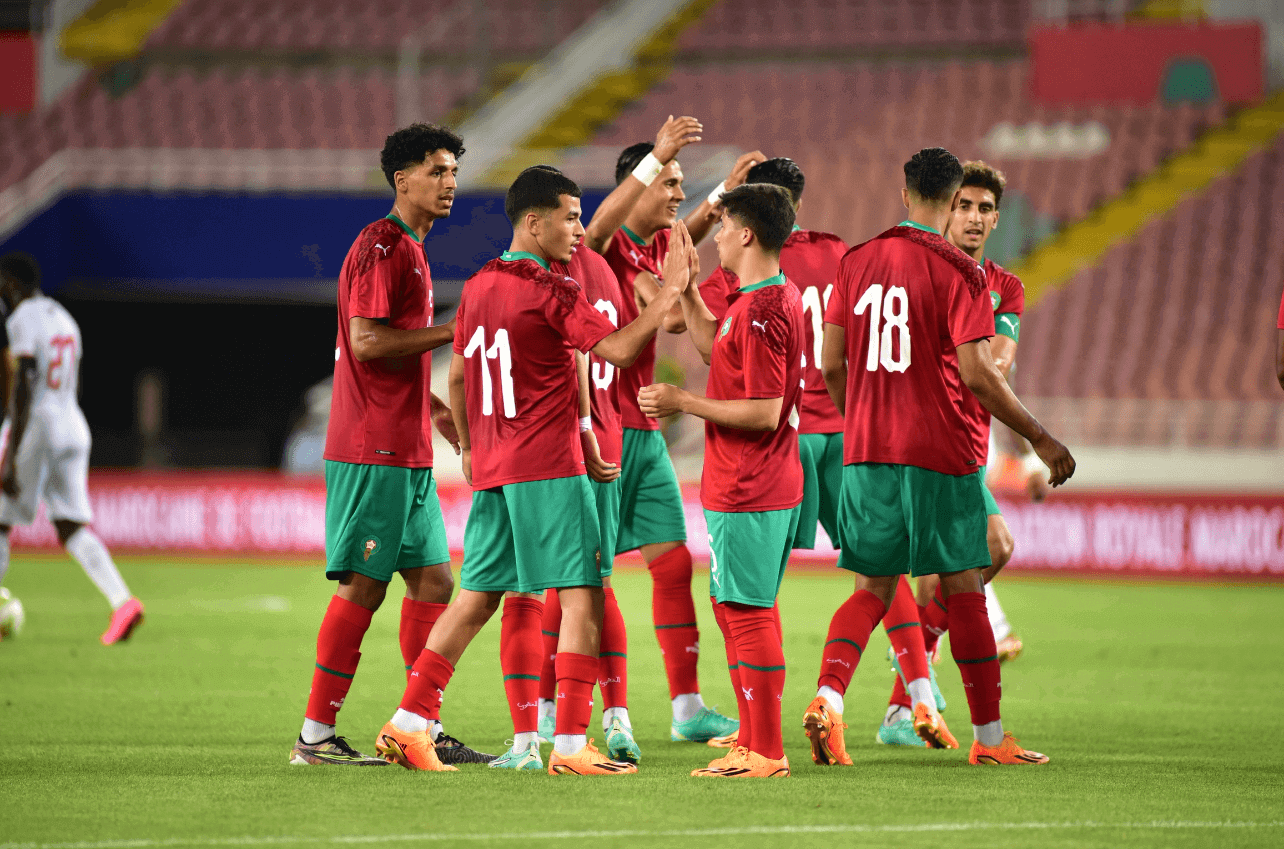 CAN TotalEnergies U23 Maroc 2023 (préparation) : victoire du Maroc face à la Mauritanie 4 à 1