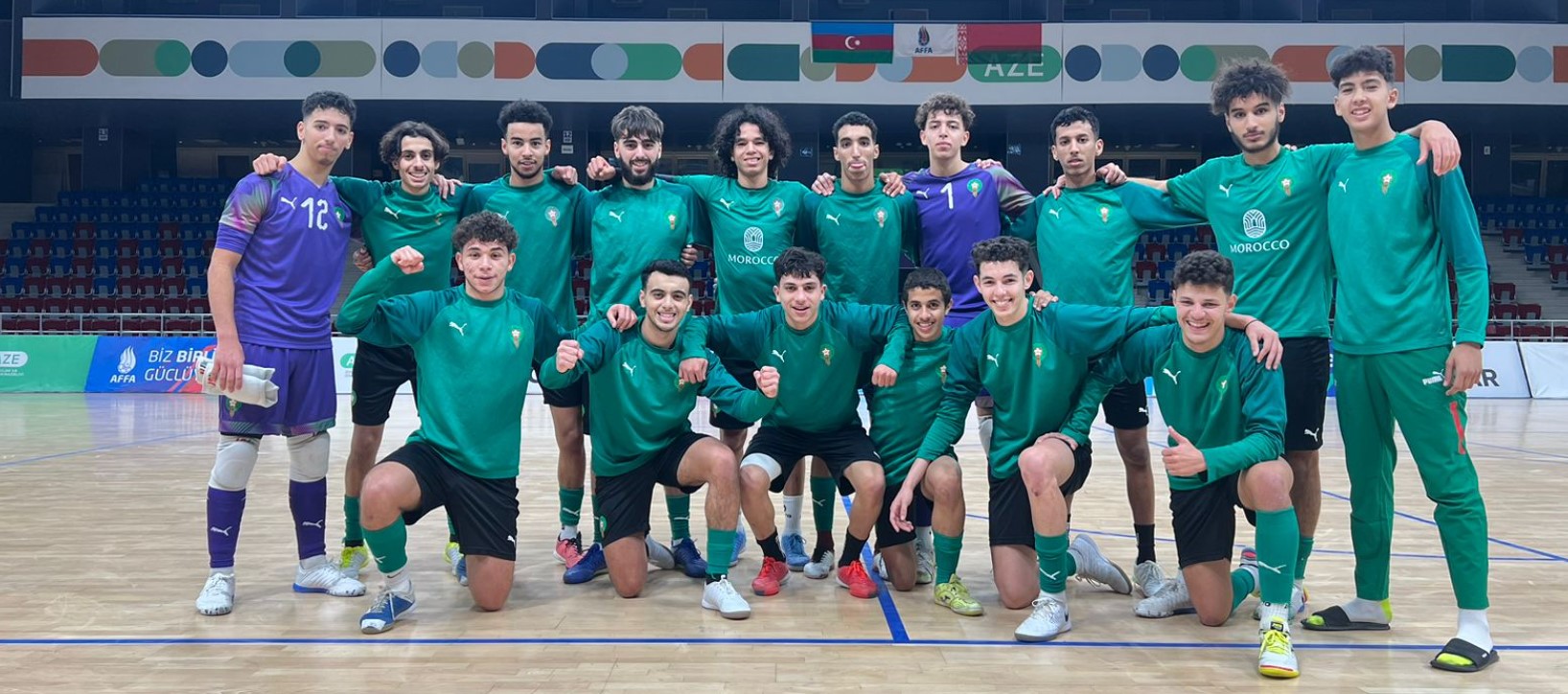 دوري حيضر ألييف لكرة القدم داخل القاعة : المنتخب الوطني لأقل من 19 عاما يفوز على منتخب أذربيجان  5-1
