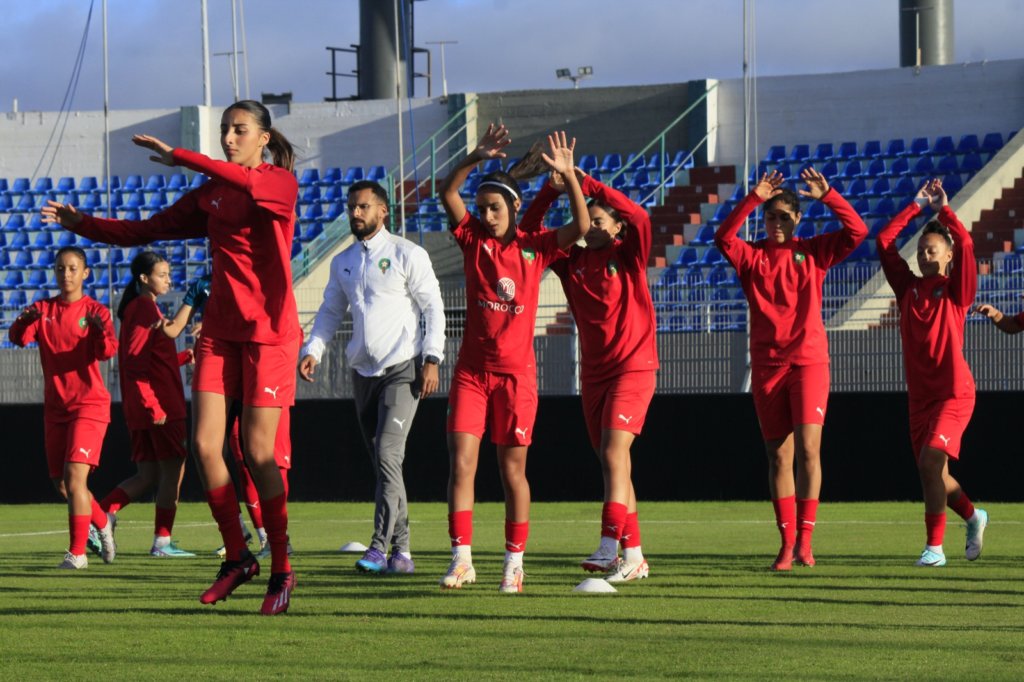 EN Féminine U20 : dernière séance d’entrainement avant le match face à la Guinée