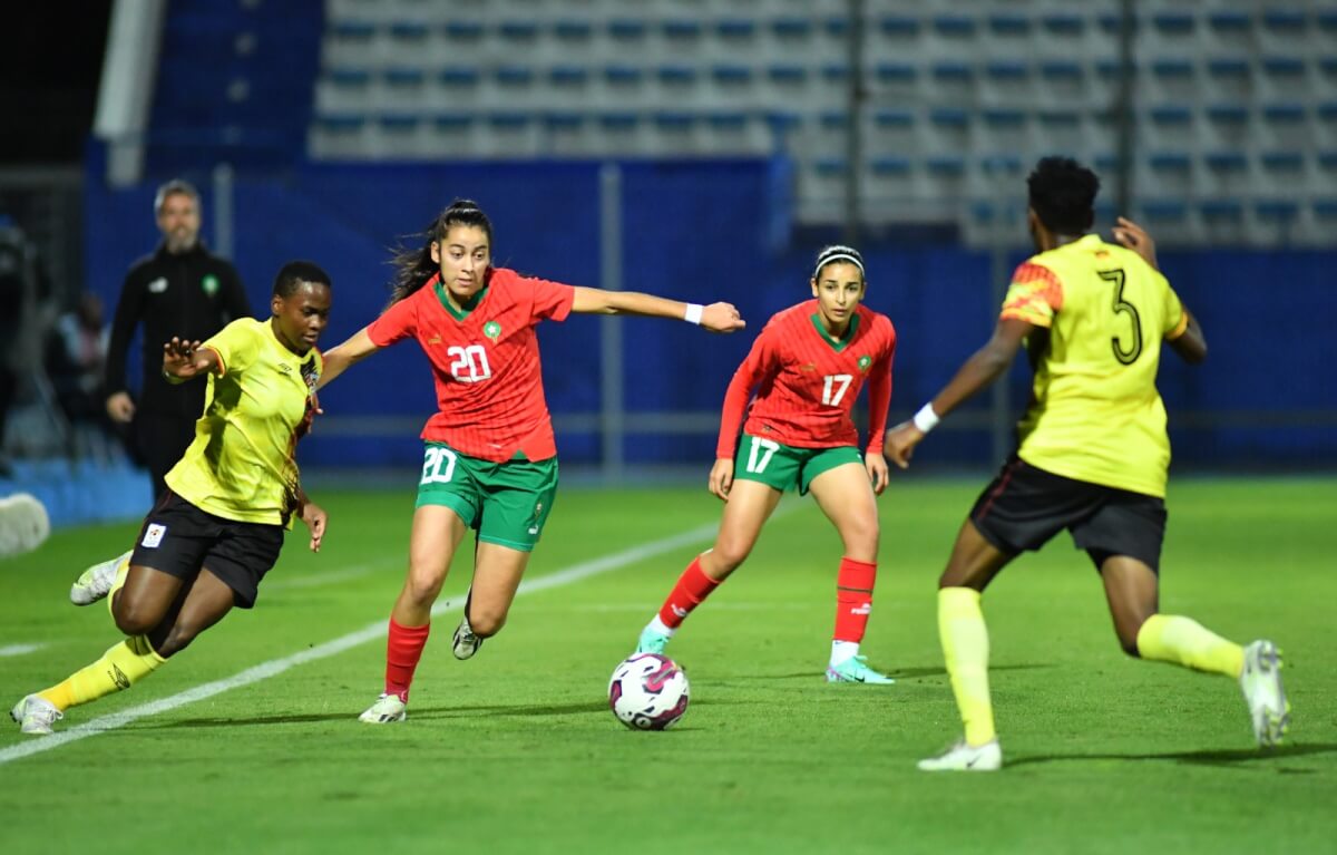 مباراة و دية : المنتخب الوطني لكرة القدم النسوية يتعادل مع منتخب أوغندا 1-1