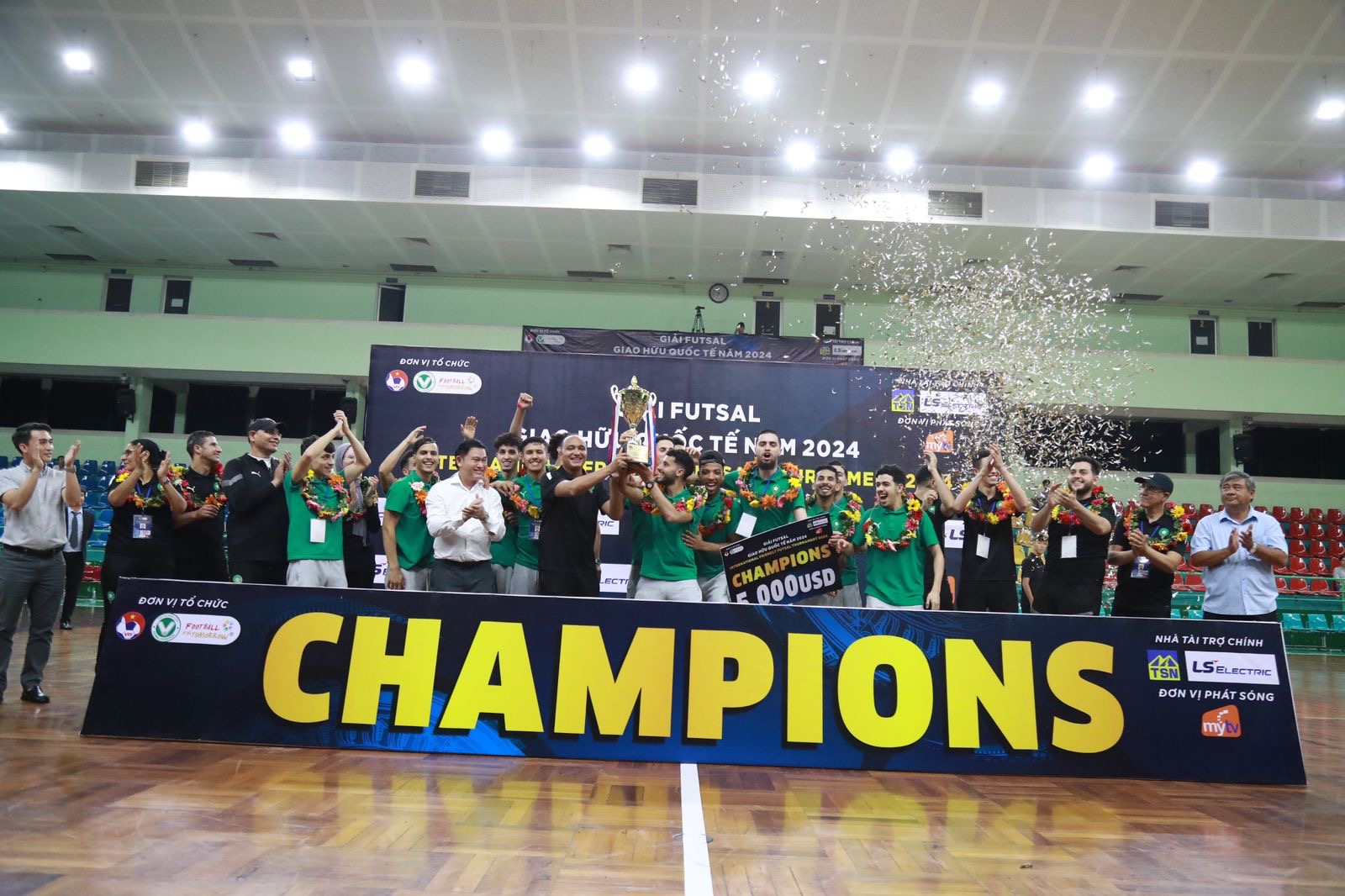 L’Equipe Nationale de Futsal B remporte le « International Friendly Futsal Tournament 2024 »