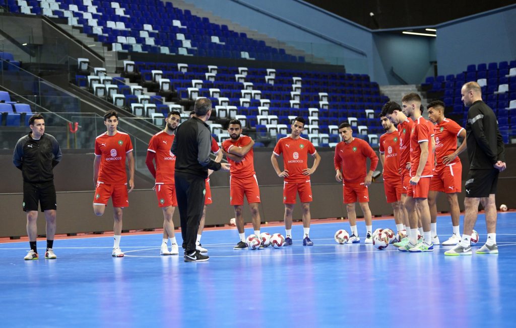 L’équipe nationale de Futsal poursuit ses préparations pour la CAN FUTSAL MAROC 2024